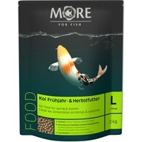 MORE Koi Frühjahr-/Herbstfutter 6mm 2 kg von More