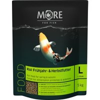 MORE Koi Frühjahr-/Herbstfutter 6mm 5 kg von More