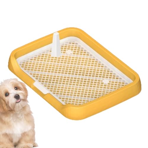 Moreeulsi 47x36cm Mesh Grids Flaches Töpfchen-Tablett Für Hunde, Abnehmbare Säulen-Hundetoilette, Hundetoilettentablett, Hundetoilette Indoor, Wiederverwendbares Haustier-Töpfchenzubehör von Moreeulsi