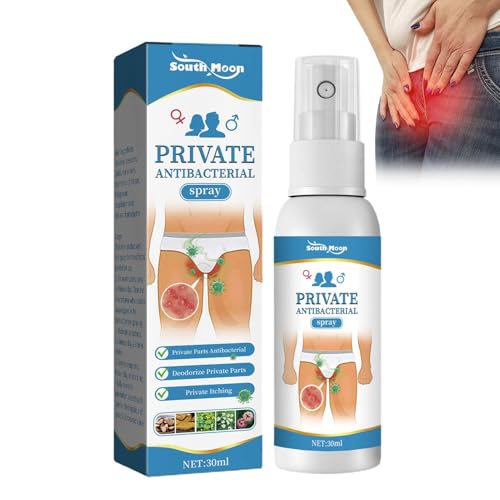 Moreeulsi 5 Stück privates antibakterielles Spray, 30 ml, Privatteil maximale Stärke, Anti-Juckreiz, äußeres Spray, private Pflege zur Linderung von Trockenheit und Juckreiz, Privatpflegespray für von Moreeulsi