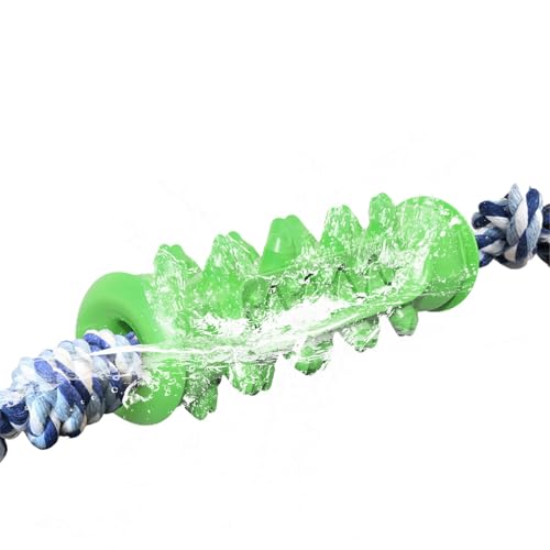 Moreeulsi Hundespielzeug mit Leckerli-Spender, Kauspielzeug für Hunde - Leckerli-Spender-Spielzeug für Hunde - Bissfestes Zahnpflegespielzeug für kleine, mittelgroße und große Hunde und Welpen von Moreeulsi
