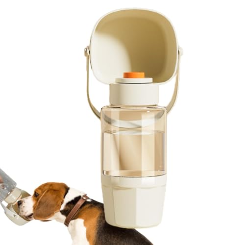 Moreeulsi Walking Dog Wasserflasche - Multifunktionale Trinkbecher | Auslaufsicherer Welpen-Wasserspender für Camping, Zuhause, Reisen, Wandern von Moreeulsi