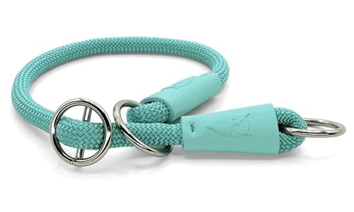 Morso Half Slip Halsband für Hund Regular Rope Recycled aquamarin blau von MORSO