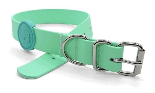 Morso Halsband voor Hond Waterproof gerecycled Carribean Green groen 42-50x1,5 cm von MORSO