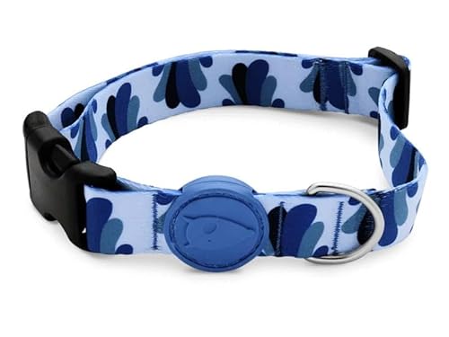 MORSO Halsband für Hund recycelt Splash blau von MORSO