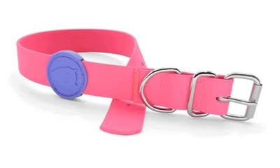 Morso Hundehalsband wasserdicht recycelt Passion Pink Pink von Morso