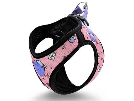 MORSO Geschirr für Hund körper mesh Recycled Sweet Tweet pink von MORSO