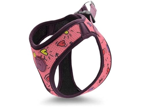 Morso Geschirr für Hunde Body mesh Recycled pink Think pink von MORSO