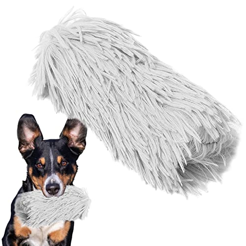 Moslalo Haustier Plüschtier,Katze Hund Plushie Plüschtier Zubehör - Atmungsaktives interaktives Kauspielzeug Hundebegleiter für mittelgroße kleine Welpen Katzen Haustiere Hunde von Moslalo