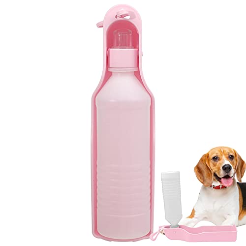 Moslalo Tragbare Haustier-Wasserflasche | Tragbare Wasserflasche für Hunde,Tragbarer Trinknapf für Haustiere i Freien, auslaufsicheres Hunde-Auslaufzubehör für Wandern, Camping, Reisen, Katze, kleine von Moslalo