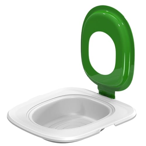 Moslate Katzentoilettensitz, Toilettentrainer, Katzentöpfchentrainer-Set, wiederverwendbarer Toilettentoiletten-Trainer für hygienische Haustierreinigung von Moslate