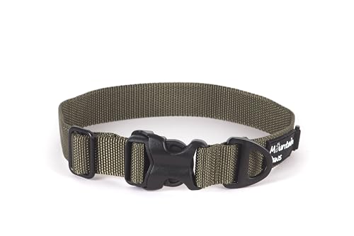 Mountain Paws Extra Robustes Hundehalsband mit Namensschild-Befestigungspunkt, passend für Halsgrößen von 26 – 38 cm von Mountain Paws