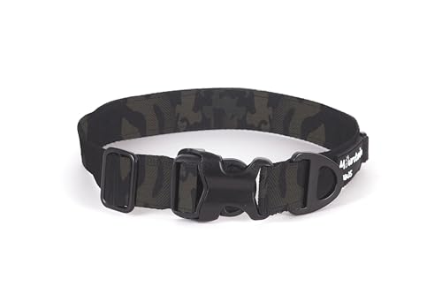 Mountain Paws Extra Robustes Hundehalsband mit Namensschild-Befestigungspunkt, passend für Halsgrößen von 26 – 38 cm von Mountain Paws