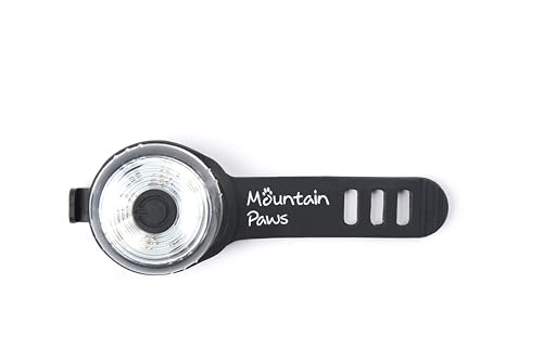 Mountain Paws Hundehalsband-Sicherheitslicht, 4 Farbmodi und Blitzmodus (2er-Pack) von Mountain Paws