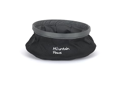 Mountain Paws Zusammenklappbarer, Leichter Wassernapf für Hunde von Mountain Paws