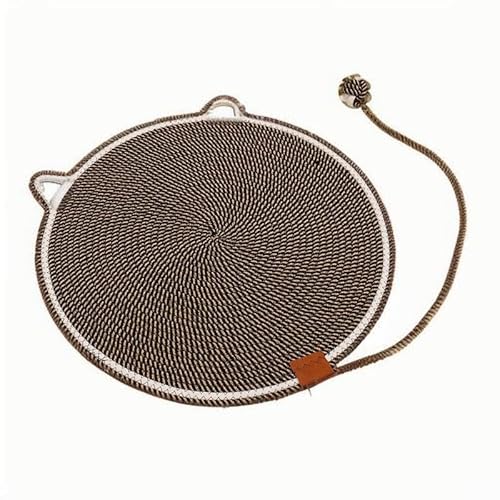 Mounteps 16.5" Dual Kratzkissen für Indoor Katzen Natürliche Baumwolle Seil Katze Kratzkissen (Kaffee) von Mounteps