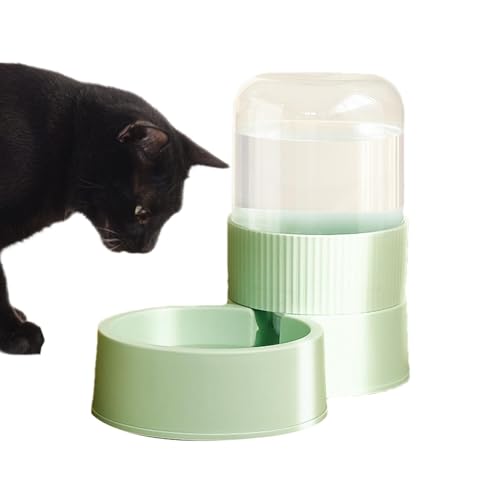 Automatische Feeder -Katzen -Trockenfutter, Autodreherkatze Futter, Auto Food Feeder Feeding Katzenspender, Kleine Haustier Waterer Waschable Hundeschale für Welpen & Kätzchen von Moxeupon