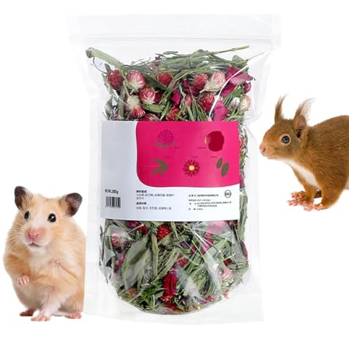 Moxeupon Kleine Tierbettwäsche, Blumenbetthabitatdekor,100g Blumenhamster Kumpel - Natural Pet Accessoires Geruchskontrolle Habitatdekor für Party und Käfig von Moxeupon