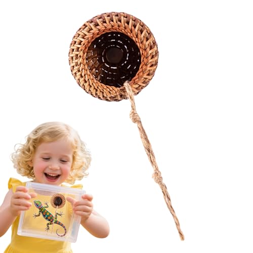 Moxeupon Springspinnen Terrarium Zubehör | Rattan Versteckhabitat Für Geckos | Magnetisches Kleinterrarium Deko Für Einsiedlerkrebse Gottesanbeterinnen Vogelspinnen Schnecken Baumlebende Wirbellose Moxeupon Springspinnen Terrarium Zubehör | Rattan Versteckhabitat Für Geckos | Magnetisches Kleinterrarium Deko Für Einsiedlerkrebse Gottesanbeterinnen Vogelspinnen Schnecken Baumlebende Wirbellose von Moxeupon