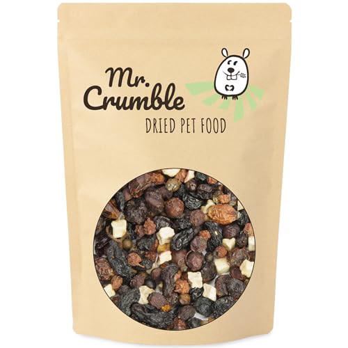 Beeren-Beutel, Beeren und Früchte für Wildvögel, Vogelfutter 1000g von Mr. Crumble Dried Pet Food