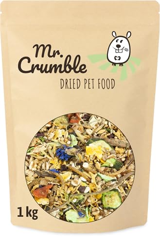 Mr. Crumble Dried Pet Food Großer Körnerschatz, Hamster-Futter für Teddy- und Goldhamster, 1000g von Mr. Crumble Dried Pet Food