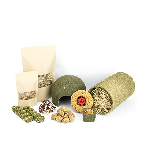 Mr. Crumble Dried Pet Food Großes Leckerli-Set aus Futter für Teddy- und Goldhamster von Mr. Crumble Dried Pet Food