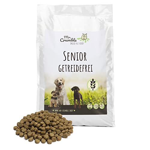 Mr. Crumble Dried Pet Food Hundefutter Senior mit Huhn trocken getreidefrei (15 kg) von Mr. Crumble Dried Pet Food