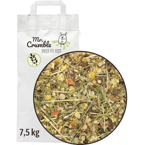 Mr. Crumble Kaninchenfutter weizenfrei ohne Pellets Knuspermüsli 7,5 kg von Mr. Crumble Dried Pet Food