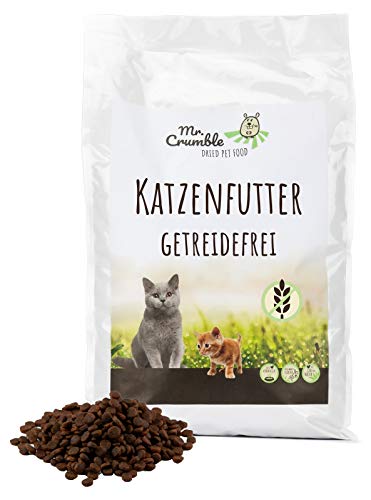 Mr. Crumble Dried Pet Food Katzenfutter trocken getreidefrei 5kg mit Huhn und Lachs von Mr. Crumble Dried Pet Food