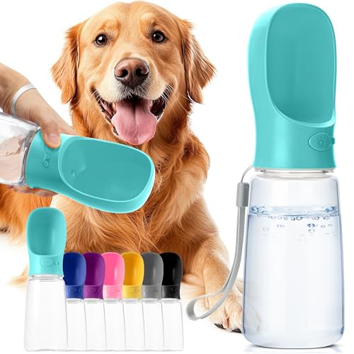 Mr. Pen - Hundewasserflasche, 538.6 g groß, blau, tragbare Hundewasserflasche, Reisewasserflasche, Hundewasserflaschenspender, tragbare Wasserflasche für Hunde von Mr. Pen