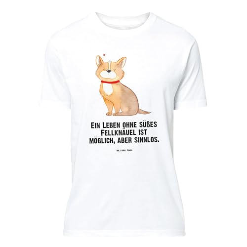 Mr. & Mrs. Panda Größe L T-Shirt Hund Glück - Geschenk, Hundemama, Spruch, Tierliebhaber, Hundeliebe, Liebe, süß, Hunderasse, Männer, von Mr. & Mrs. Panda