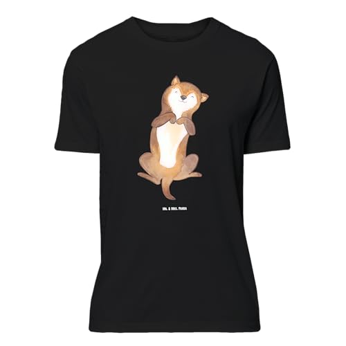 Mr. & Mrs. Panda Größe M T-Shirt Hund Streicheln - Geschenk, Bauchkraulen, Tierliebhaber, Vierbeiner, Hunderasse, Hundeliebe, Lustiges T-Shirt, von Mr. & Mrs. Panda