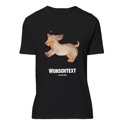 Mr. & Mrs. Panda Größe XXL Personalisiertes T-Shirt Hund Dackel - Personalisierte Geschenke, Hundemama, Tierliebhaber, T-Shirt Personalisiert, von Mr. & Mrs. Panda