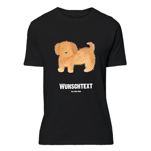 Mr. & Mrs. Panda Größe XXL Personalisiertes T-Shirt Hund Flauschig - Personalisierte Geschenke, Hundeliebe, Wunschtext, Hundemotiv, Hunde, von Mr. & Mrs. Panda