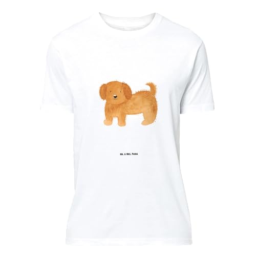 Mr. & Mrs. Panda Größe XXL T-Shirt Hund Flauschig - Geschenk, Tierliebhaber, Hundebesitzer, Vierbeiner, Männer, Junggesellenabschied, Jubiläum, von Mr. & Mrs. Panda