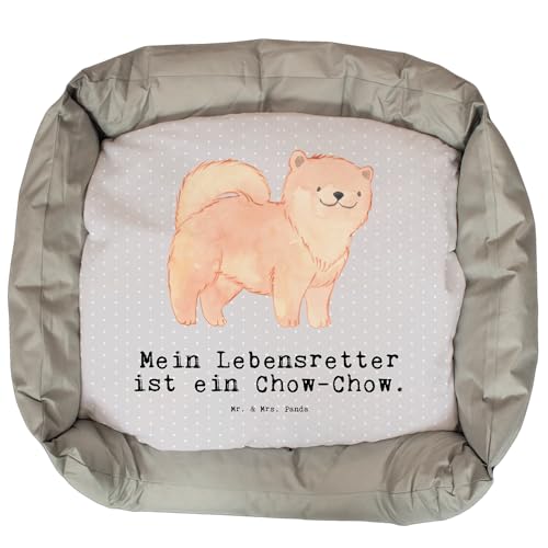 Mr. & Mrs. Panda Hundebett Chow-Chow Lebensretter - Geschenk, Hundeschlafplatz, Hundedecke, Schenken, Hundeliege, Rassehund, Hundekörbchen, Körbchen, von Mr. & Mrs. Panda