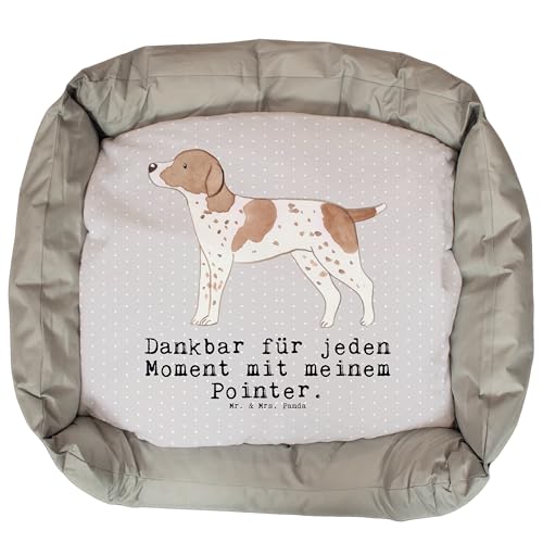 Mr. & Mrs. Panda Hundebett Pointer Moment - Geschenk, Körbchen, Hundedecke, Hunderasse, Hundeschlafplatz, Hundebett Luxus, Hundebesitzer, English von Mr. & Mrs. Panda