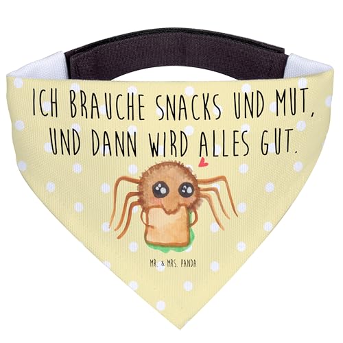 Mr. & Mrs. Panda Hundehalstuch L Spinne Agathe Sandwich - Geschenk, Merchandise, groß, Hungrig, große Hunde, Mut, Alles Wird gut, Glück von Mr. & Mrs. Panda