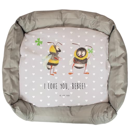 Mr. & Mrs. Panda Katzenbett Bienen Paar - Geschenk, Heiratsantrag, Geschenk für Frauen, Kater, Partner, Schildkröten, Freund, Mitbringsel, Tierbett, von Mr. & Mrs. Panda