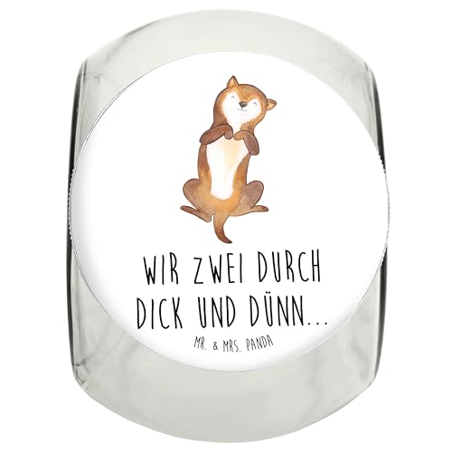 Mr. & Mrs. Panda L 870ml Leckerli Glas Hund Streicheln - Geschenk, Bauchkraulen, Kraulen, Sprüche, Hundeliebe, Hundebesitzer, Hunderasse, von Mr. & Mrs. Panda