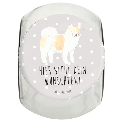 Mr. & Mrs. Panda XL 2000ml Personalisiertes Leckerli Glas Thai Bangkaew Lebensretter - Personalisierte Geschenke, Hund, Personalisierte Leckerli von Mr. & Mrs. Panda