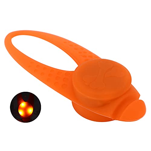 Hundehalsband-Pendelleuchte, wasserdichte Hundehals-Pendelleuchte, Hundehalsband-Leuchte, Hundezubehör, Hundehalsband-Pendelleuchte, wasserdichte Hundehals-Pendelleuchte, (Orange) von Mrisata