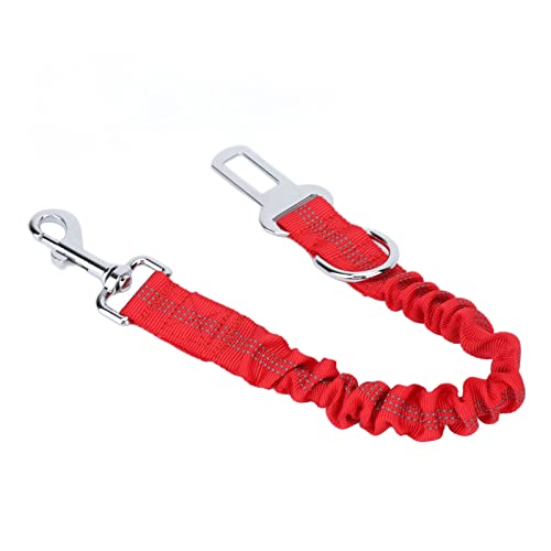 Mrisata Bungee-Hundeleine, Hundelaufleine, Hundeleine, 3-in-1, Explosionssicher, Einziehbare Bungee-Hundetrainingsleine Wandern, Camping, Hinterhof, Strand, Schwarz (Rot) von Mrisata