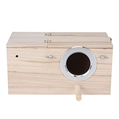Mrisata Langlebige Vogelbox aus Holz Nymphensittiche, Vogelzuchtbox, Hausdekoration von Mrisata