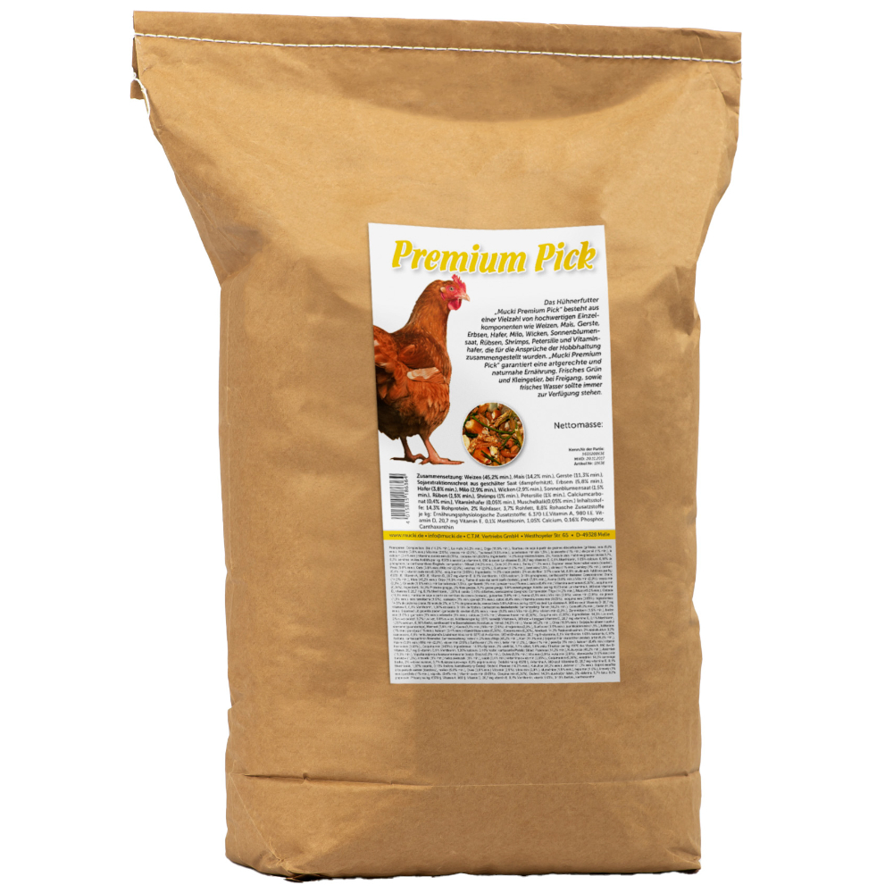 Mucki Premium Pick Hühnerfutter - 3,5 kg Mucki Premium Pick Hühnerfutter - 3,5 kg von Mucki