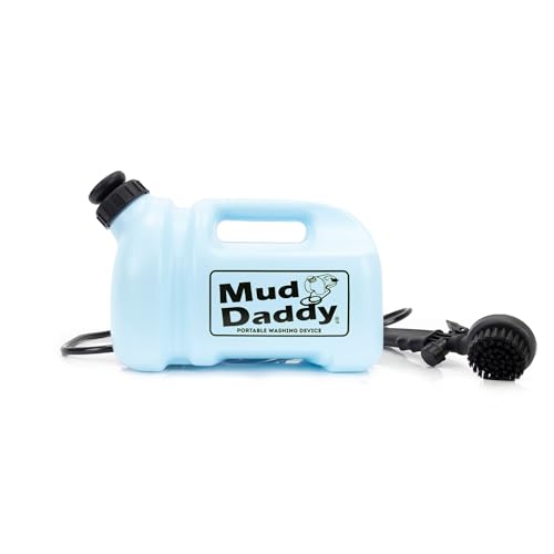 Mud Daddy - Eisblau – Tragbare Haustier-Waschmaschine, Mehrzweck-Waschgerät, schlammige Spaziergänge, Haustierreinigung, Fellpflege, perfekt für Hunde, Pferde, Fahrräder, Schuhe, Camping und mehr – 5 von Mud Daddy