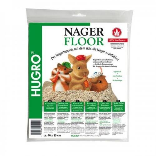 Hugro Nagerfloor Hanfmatte Standard 40 x 25 cm von Mühlan Zoobedarf