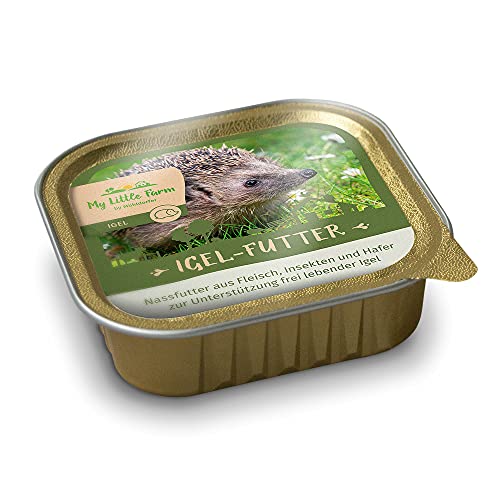 Mhldorfer My Little Farm Igelfutter, naturkonformes Igelfutter mit ber 90% Fleischanteil, wertvollem Insektenprotein und Haferflocken, Premium-Qualitt (Packung mit 6, 1,8 kg) von Mühldorfer My Little Farm