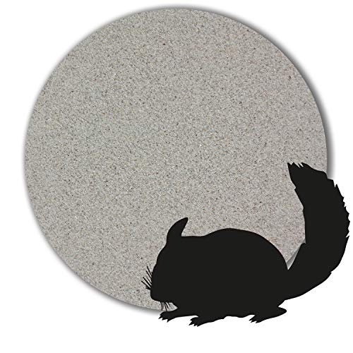 Anbobo 1 kg - 25 kg Chinchilla Sand Badesand hocherhitzt keimfrei samtweich hellgrau (10 kg) von Anbobo