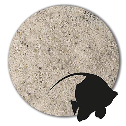 12,5 kg Aquariumsand Aquariumkies Aquariensand naturweiß große Auswahl (0,5 - 1,0 mm) von Anbobo